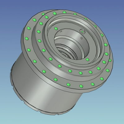 27000Nm Planetary Gearbox Winch Drive GFT040W